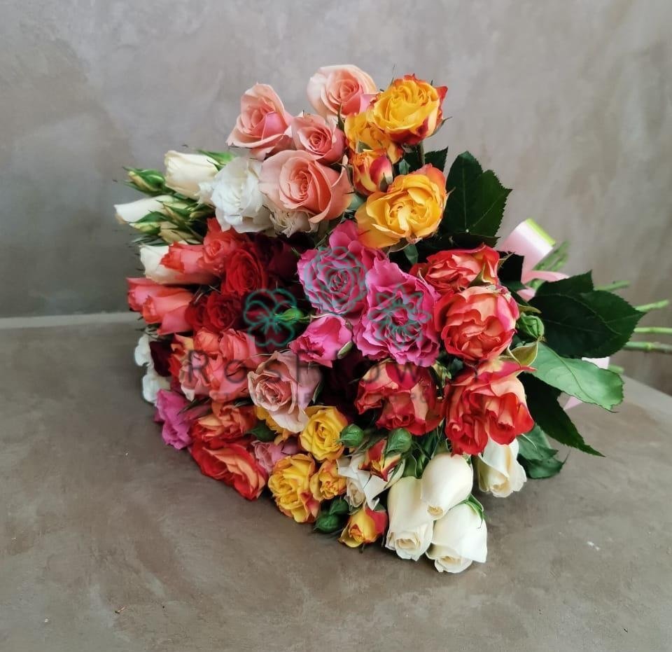 Букет цветов из: Розы в Олымский