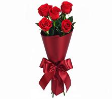 Букет 5 Красных роз Эдлесс Лав в Олымский