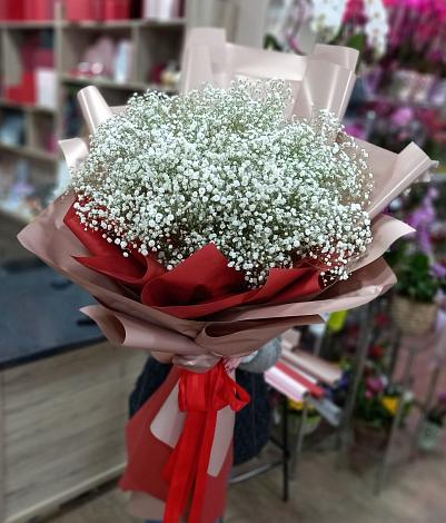Букет цветов из: Гипсофила в Олымский