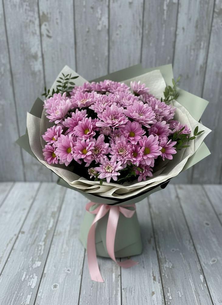 Букет цветов из: Хризантемы в Олымский