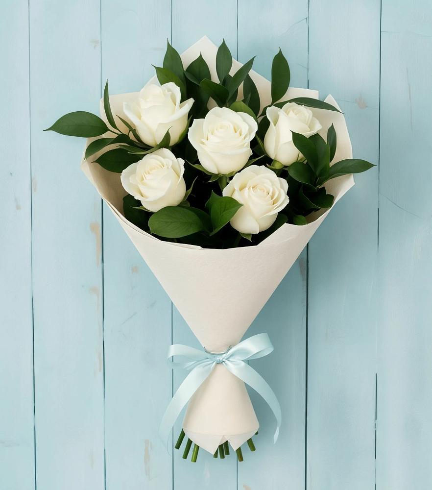 Букет цветов из: Розы в Олымский