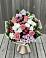 Букет цветов из: Альстромерии, Гвоздики, Розы и Хризантемы в Олымский
