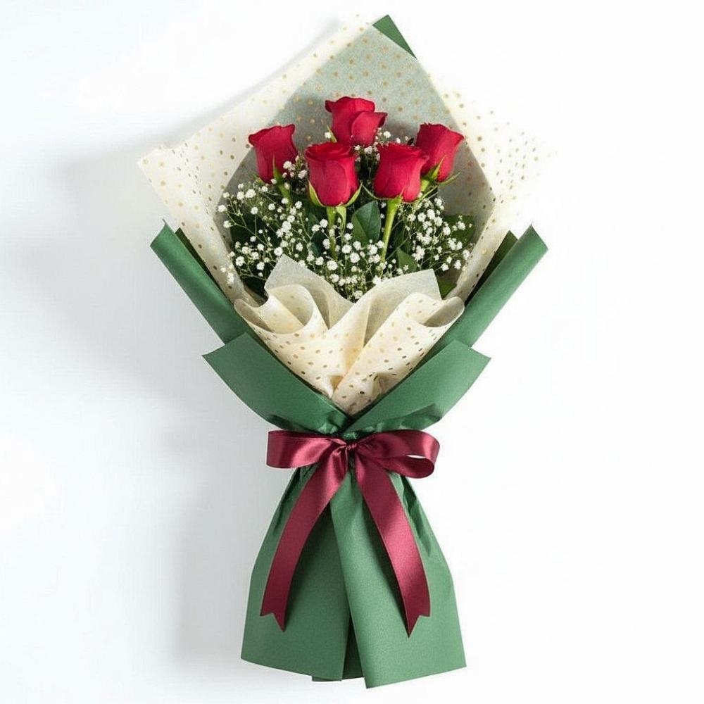 Букет цветов из: Розы в Олымский