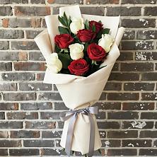 Букет цветов из:  Розы в Олымский