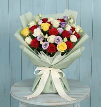 Букет цветов из:  Розы #REPLACE_PRED# Олымский