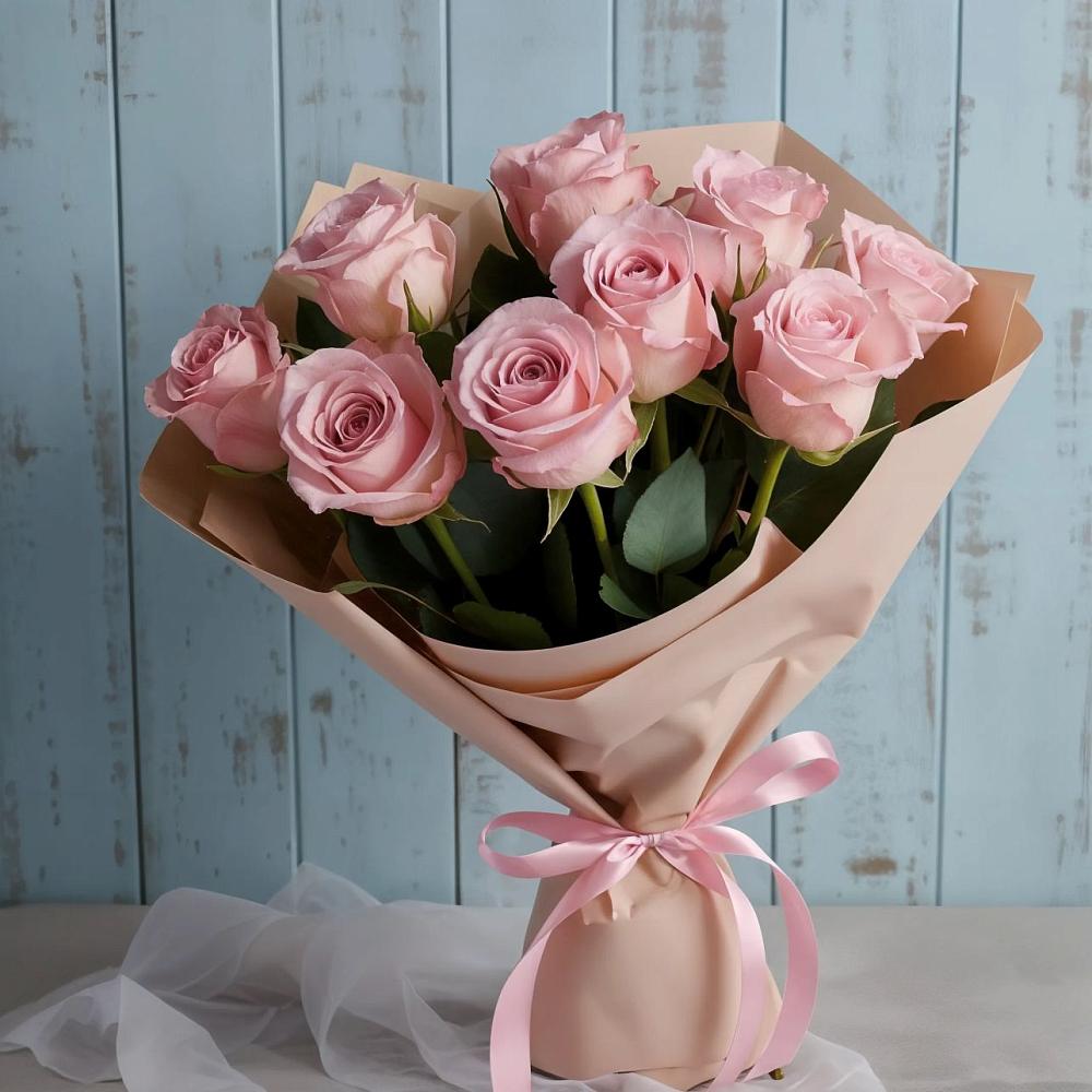 Букет цветов из: Розы в Олымский