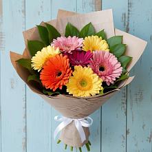 Букет цветов из:  Герберы в Олымский