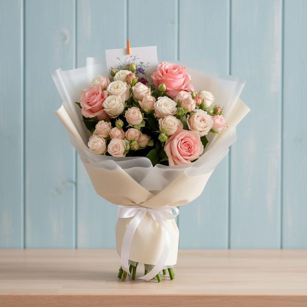 Букет цветов из: Розы в Олымский