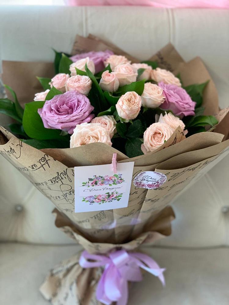 Букет цветов из: Розы в Олымский