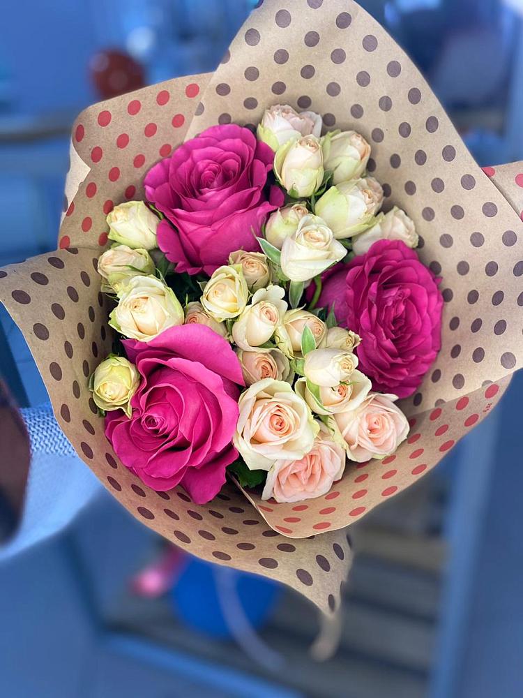 Букет цветов из: Розы в Олымский