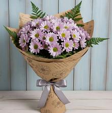 Букет цветов из:  Хризантемы #REPLACE_PRED# Олымский