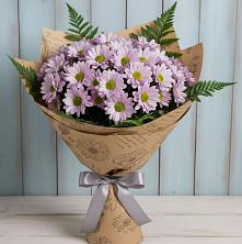 Букет цветов из:  Хризантемы в Олымский