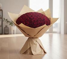 Букет 101 Красная роза #REPLACE_PRED# Олымский