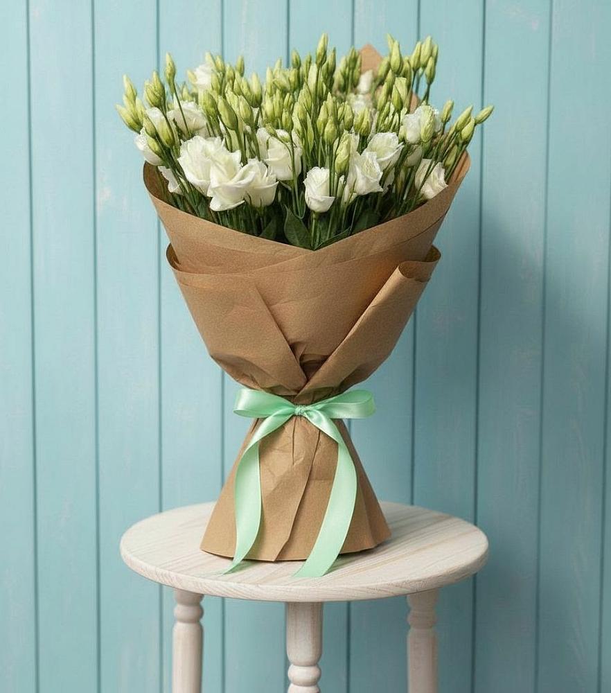 Букет цветов из: Лизиантусы в Олымский