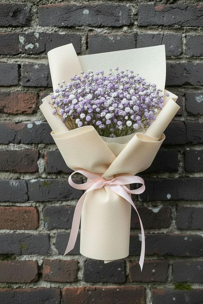 Букет цветов из: Гипсофила в Олымский