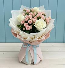Букет цветов из:  Розы в Олымский