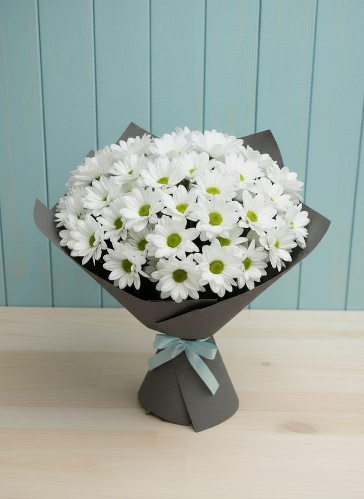 Букет цветов из: Хризантемы в Олымский