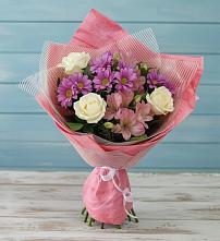 Букет цветов из:  Герберы в Олымский