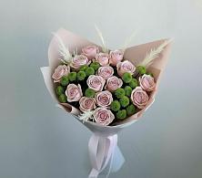 Букет цветов из:  Розы и Хризантемы в Олымский