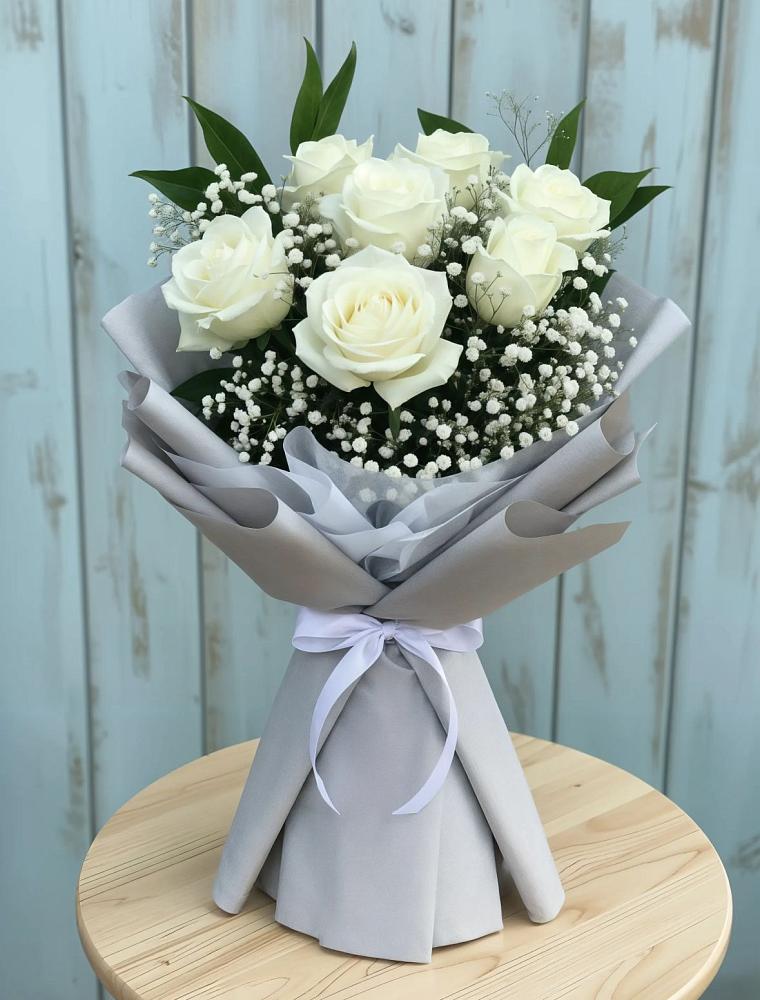 Букет цветов из: Розы в Олымский