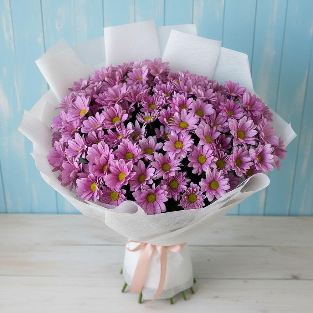 Букет цветов из: Хризантемы в Олымский