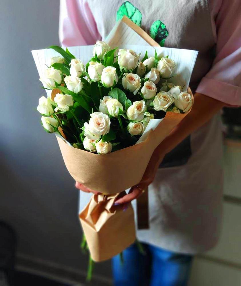Букет цветов из: Розы в Олымский