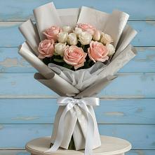 Букет цветов из:  Розы в Олымский