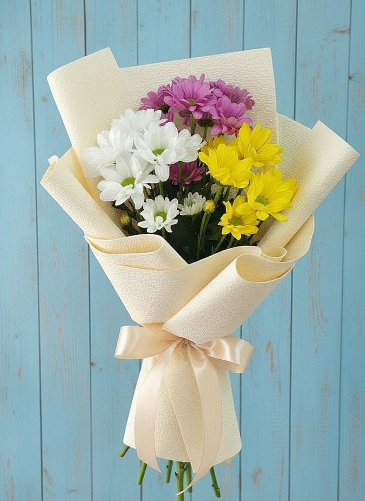 Букет цветов из: Хризантемы в Олымский