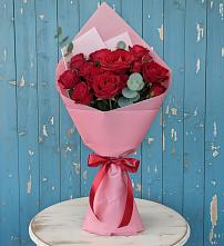Букет цветов из:  Розы в Олымский