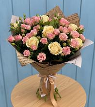Букет цветов из:  Розы в Олымский