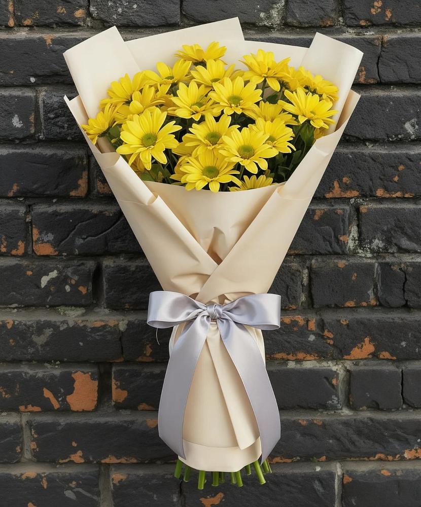 Букет цветов из: Хризантемы в Олымский