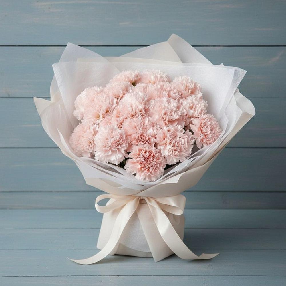 Букет цветов из: Гвоздики в Олымский