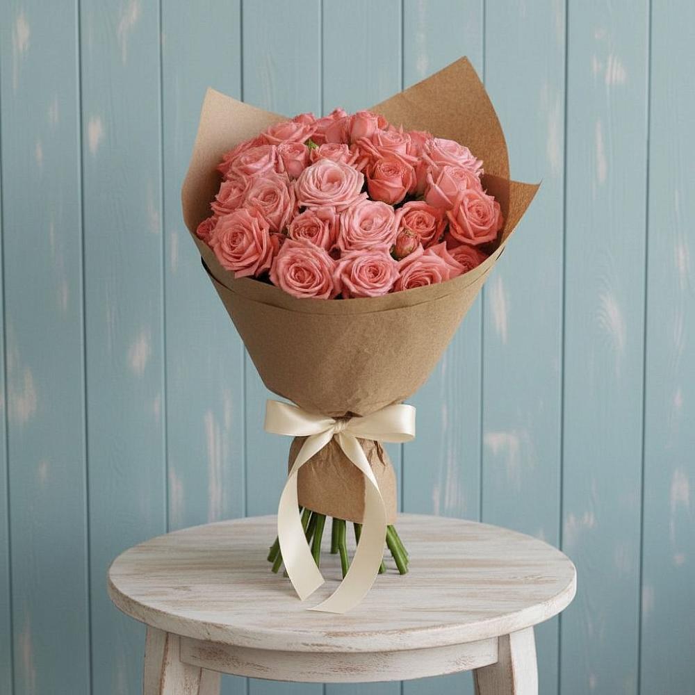 Букет цветов из: Розы в Олымский