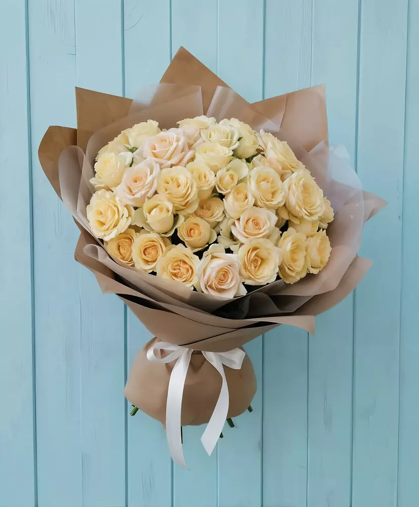 Букет Кремовое облако в Олымский