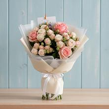 Букет цветов из:  Розы в Олымский