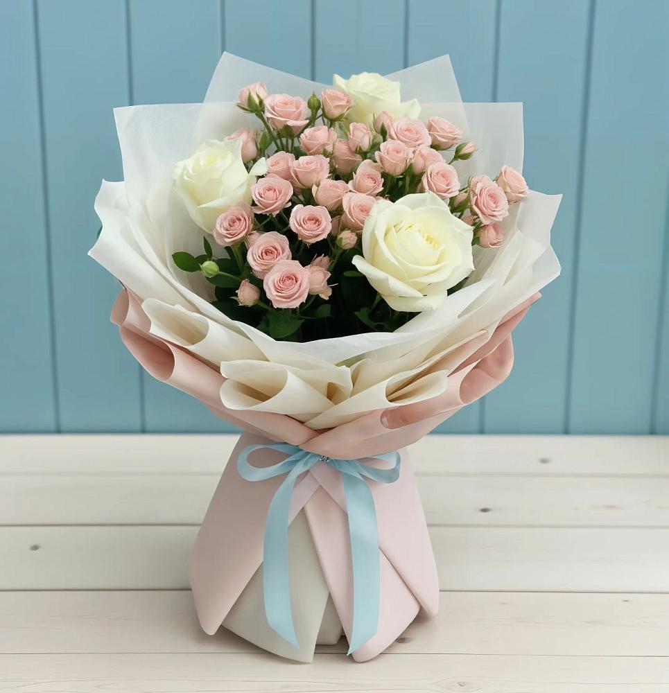 Букет цветов из: Розы в Олымский