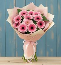 Букет цветов из:  Герберы в Олымский