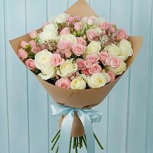 Букет цветов из:  Розы в Олымский