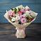 Букет цветов из: Хризантемы, Альстромерии и Розы в Олымский